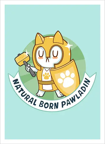 RPG Cats - Natural Born Pawladin
