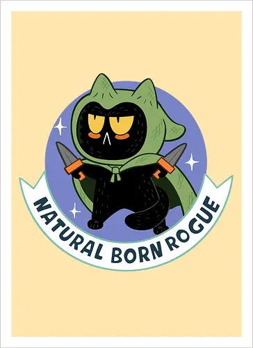 RPG Cats - Natural Born Rogue