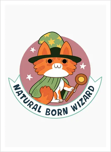 RPG Cats - Natural Born Wizard