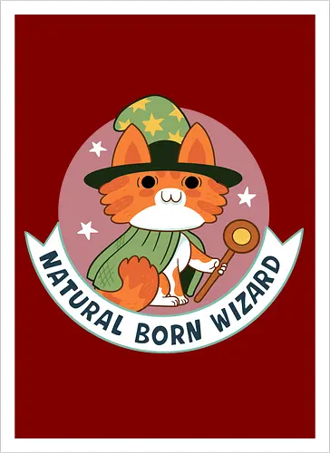 RPG Cats - Natural Born Wizard