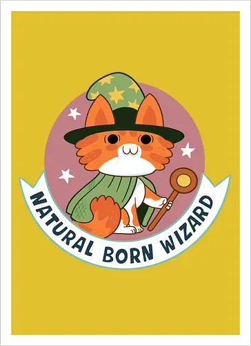 RPG Cats - Natural Born Wizard