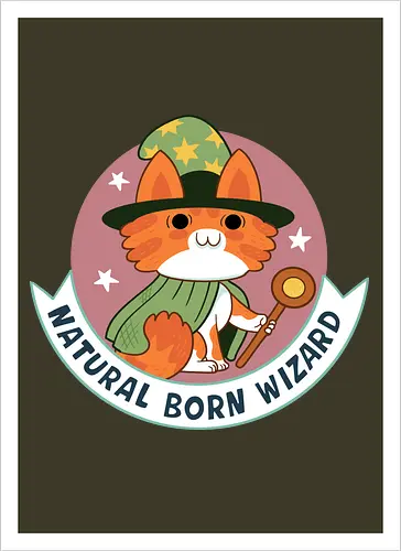 RPG Cats - Natural Born Wizard