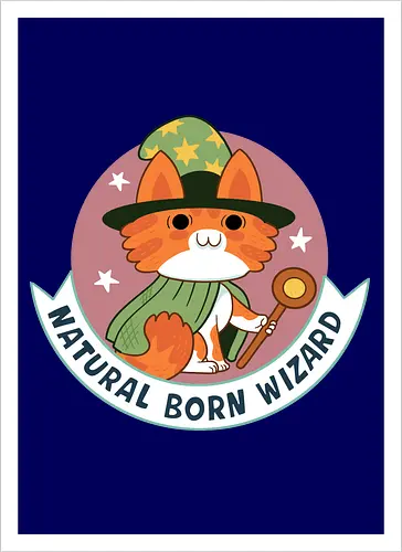 RPG Cats - Natural Born Wizard