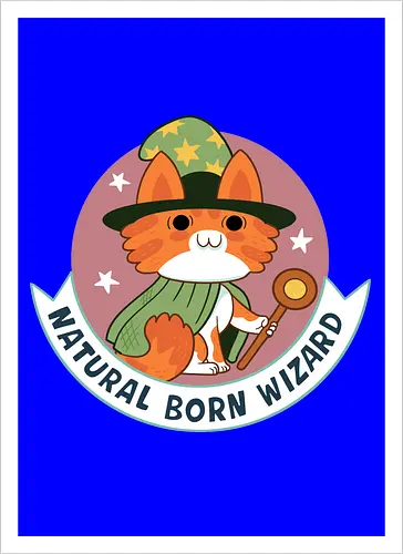 RPG Cats - Natural Born Wizard