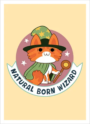 RPG Cats - Natural Born Wizard