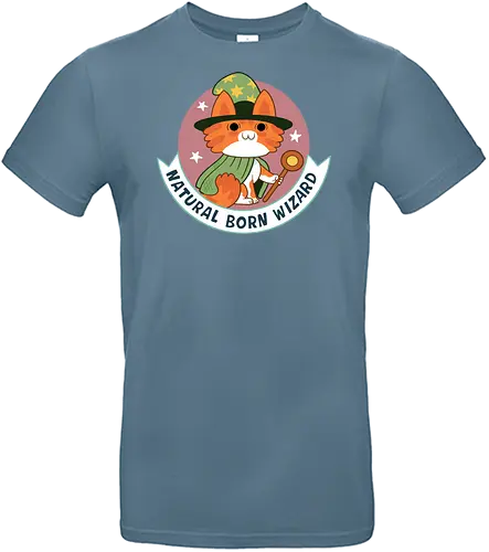RPG Cats - Natural Born Wizard - RPGArt, FantasyIllustration, DungeonCrawl, CuteFantasy, rpg, Pen and Paper, Katzen, fantasy katzen, Pen and paper, RPG, gaming, fantasy, D20, 20 sided dice, character classes, rollenspiel, rpg, rpg katzen - Standard T-Shirt