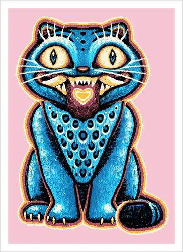 Embroidered Cat
