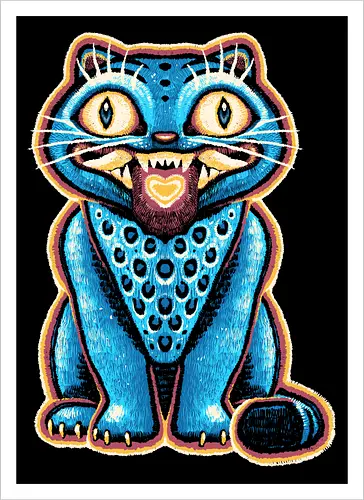 Embroidered Cat