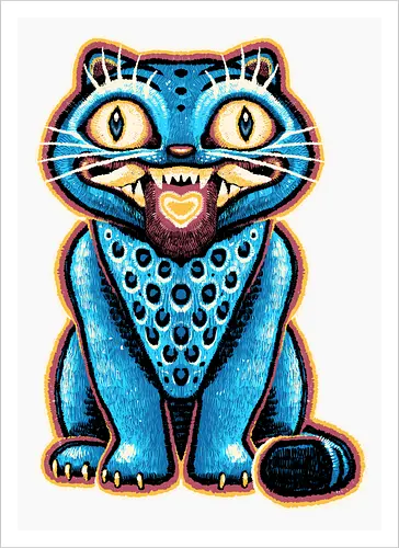 Embroidered Cat