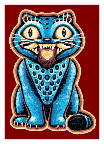 Embroidered Cat