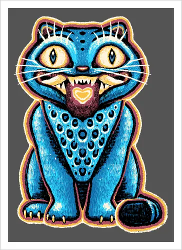 Embroidered Cat