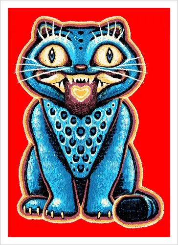 Embroidered Cat
