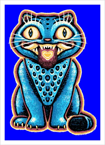 Embroidered Cat