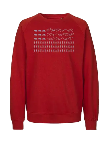 american adventure flag  - adventure, outdoor, hiking, camping, mountain, jungle, forest, flag, hobby - Fairtrade Sweatshirt