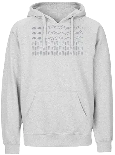 american adventure flag  - adventure, outdoor, hiking, camping, mountain, jungle, forest, flag, hobby - Fairtrade Hoodie