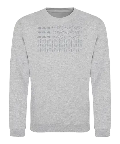 american adventure flag  - adventure, outdoor, hiking, camping, mountain, jungle, forest, flag, hobby - Sweatshirt
