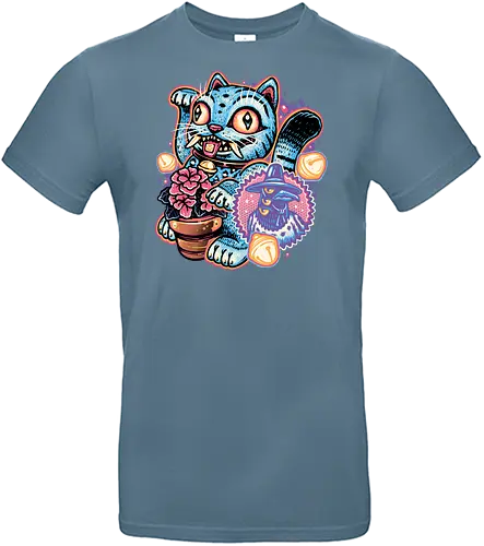Blue Tiger of Prosperity - Movie, hunter, demons, luck, prosperity, tiger, animal, cute, animation, animated - Standard T-Shirt