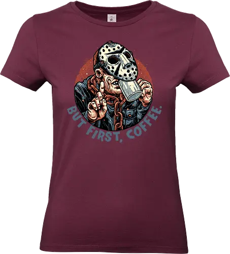 Camp Coffee - Horror, Halloween, horror movies, villain, classic horror, coffee, caffeine - Standard T-Shirt (Frauen)