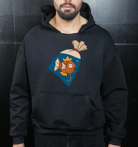 Fish in a Bag Splash Pocket Anime Art