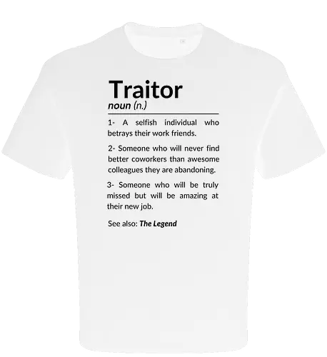 Lustiges Abschiedsgeschenk für Kollegen – Goodbye Traitor