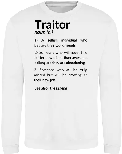 Lustiges Abschiedsgeschenk für Kollegen – Goodbye Traitor