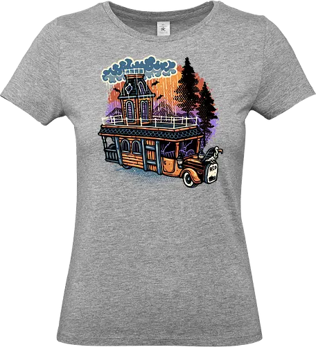 Gloomy Roadtrip - Horror, Halloween, cartoons, animated, animation, fictional, movie, family - Standard T-Shirt (Frauen)