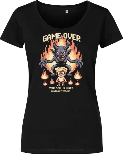 Pixel Demon Game Over