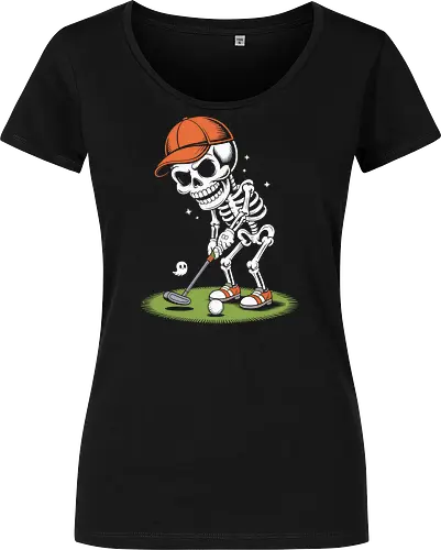 Skeleton Golfer Funny