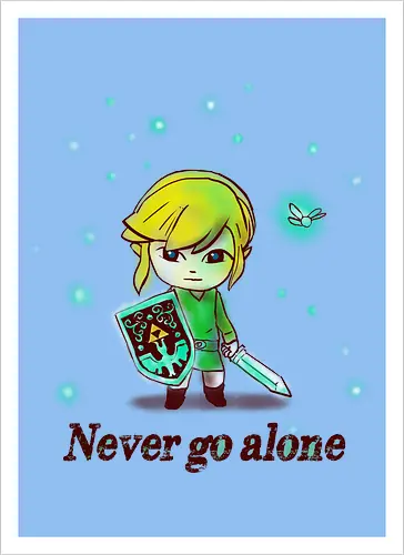 Never go alone