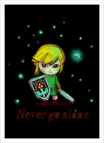 Never go alone