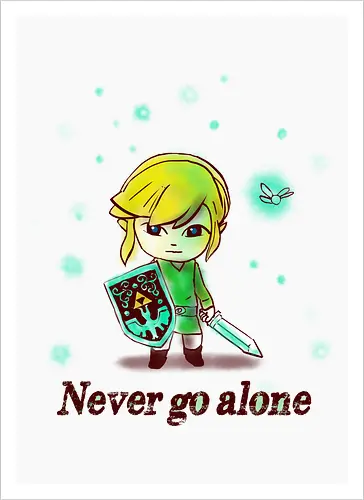 Never go alone