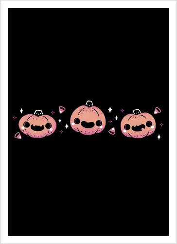 Kawaii Cute Halloween Pumpkins