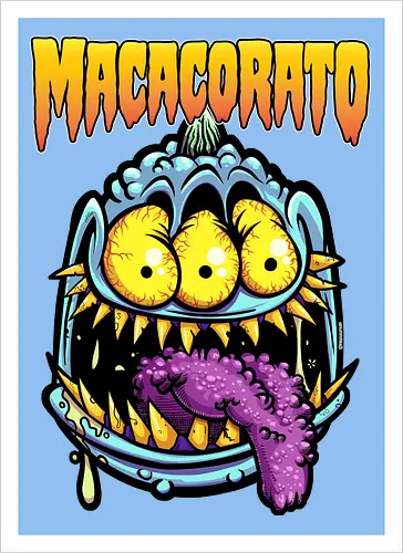 MACACORATO - Dreifach-Observer - Underground Monster Kunst