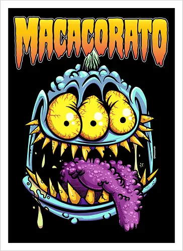 MACACORATO - Dreifach-Observer - Underground Monster Kunst