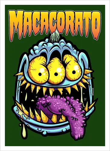 MACACORATO - Dreifach-Observer - Underground Monster Kunst