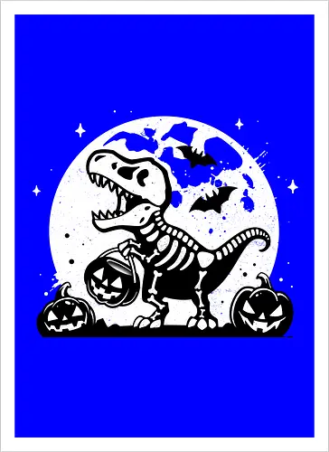 Spooky T-Rex Skeleton