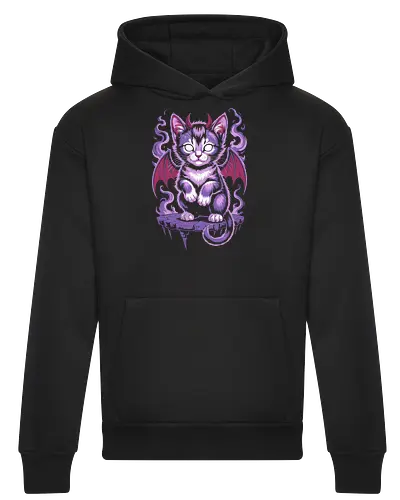 Demon Cat with Wings Gothic