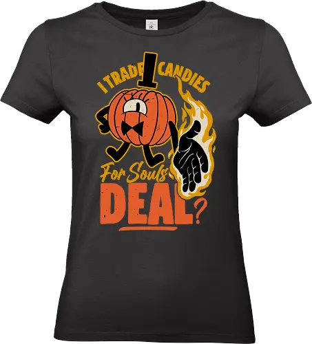 Bill Pumpkin Pact - Surprise, creepy, fun, Funny, Spooky, Spooky Season, Halloween, soul, pumpkin, pact, demon, animation, tv show, Mystery, Candy, Horror, October, trick or treat - Standard T-Shirt (Frauen)