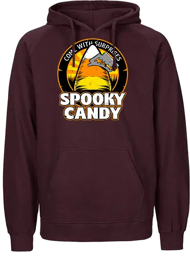 Halloween Candy Surprise - October, Surprise, Halloween, Spooky, Spooky Season, Urban Legend, Mystery, Candy, Candy Corn, Check Your Candy, Horror - Fairtrade Hoodie
