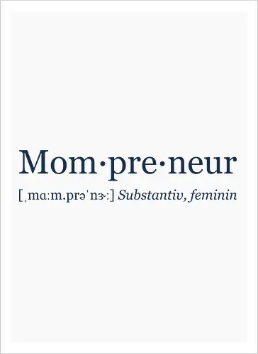 Mompreneur blau