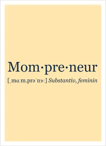 Mompreneur blau