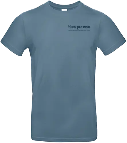Mompreneur blau (klein) - Standard T-Shirt