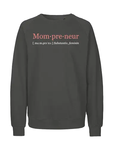 Mompreneur weiß mix - Fairtrade Sweatshirt