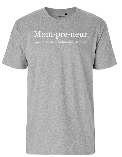 Mompreneur weiß - Fairtrade T-Shirt