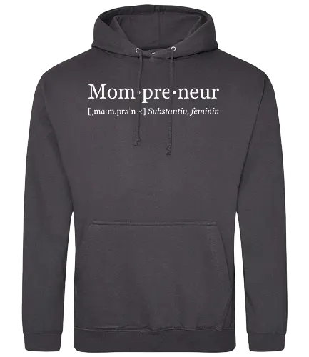 Mompreneur weiß - Standard Hoodie