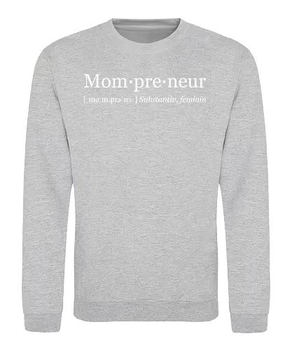 Mompreneur weiß - Sweatshirt