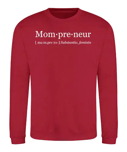 Mompreneur weiß - Sweatshirt