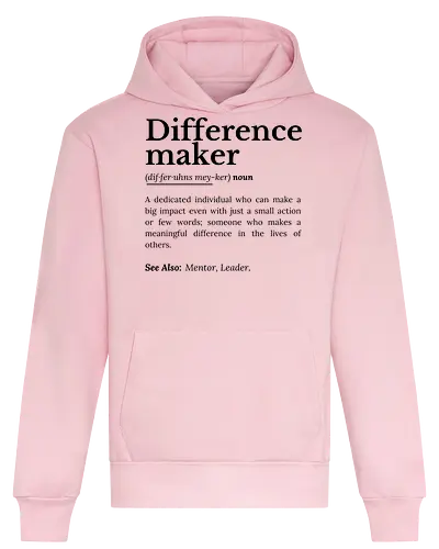 Difference Maker – Inspirierendes Zitat - Einflussnahme, Difference Maker, inspirierendes Zitat, Motivation, Veränderer, positive Energie, Mentor Geschenk, Führung, Einfluss, Ermutigung, Lebensveränderer, kleine Taten, Empowerment, Unterstützung, Freundlichkeit, aufbauend, Lehrer Geschenk, Freund Geschenk, Vorbild, Persönlichkeitsentwicklung, Selbstverbesserung, Inspiration, Lebenslektionen, positive Einstellung, motivierende Kunst - Heavyweight Hoodie