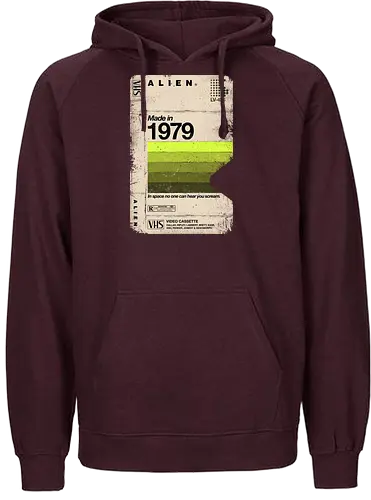 Alien Blank Tape 1979 - lv 426, alien, ripley, weyland, 1979, alien 1979, vhs tape, sci fi, science fiction, xenomorph, dallas - Fairtrade Hoodie
