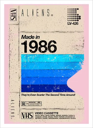 Aliens Blank Tape 1986